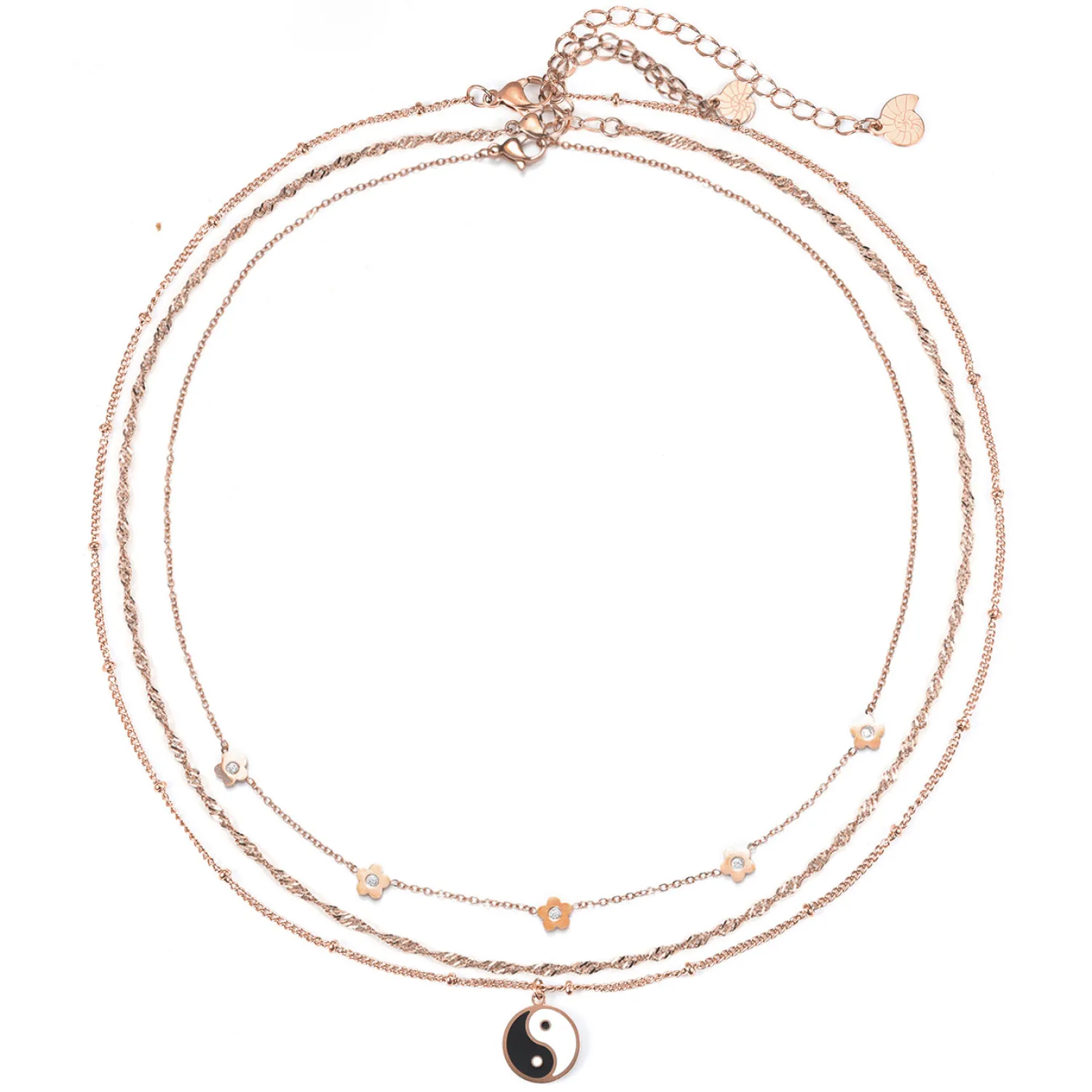 Necklace Sets | Hey Happiness Achtsamkeit Layering Halskette Set