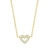 Filigrane Ketten | Hey Happiness Amore Kette Herz Anhänger 14K Gold