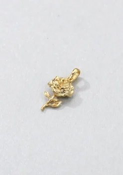 Anhänger | Hey Happiness Anhänger Rose Sterlingsilber in Gold