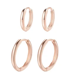 Huggie Ohrringe | Earring Stack Sets | Hey Happiness Anmut Ohrringe Set aus Sterlingsilber in Gold