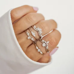 Schlichte Ringe | Hey Happiness Apex Schmaler Ring Sterlingsilber Silver
