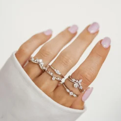 Schlichte Ringe | Hey Happiness Apex Schmaler Ring Sterlingsilber Silver