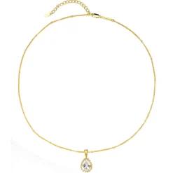 Filigrane Ketten | Hey Happiness April Diamant Geburtsstein Halskette Sterlingsilber