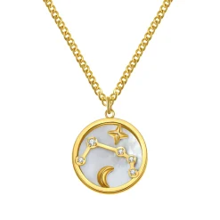 Filigrane Ketten | Hey Happiness Aries Star Constellation Pendant Necklace