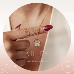 Filigrane Ketten | Hey Happiness Aries Star Constellation Pendant Necklace