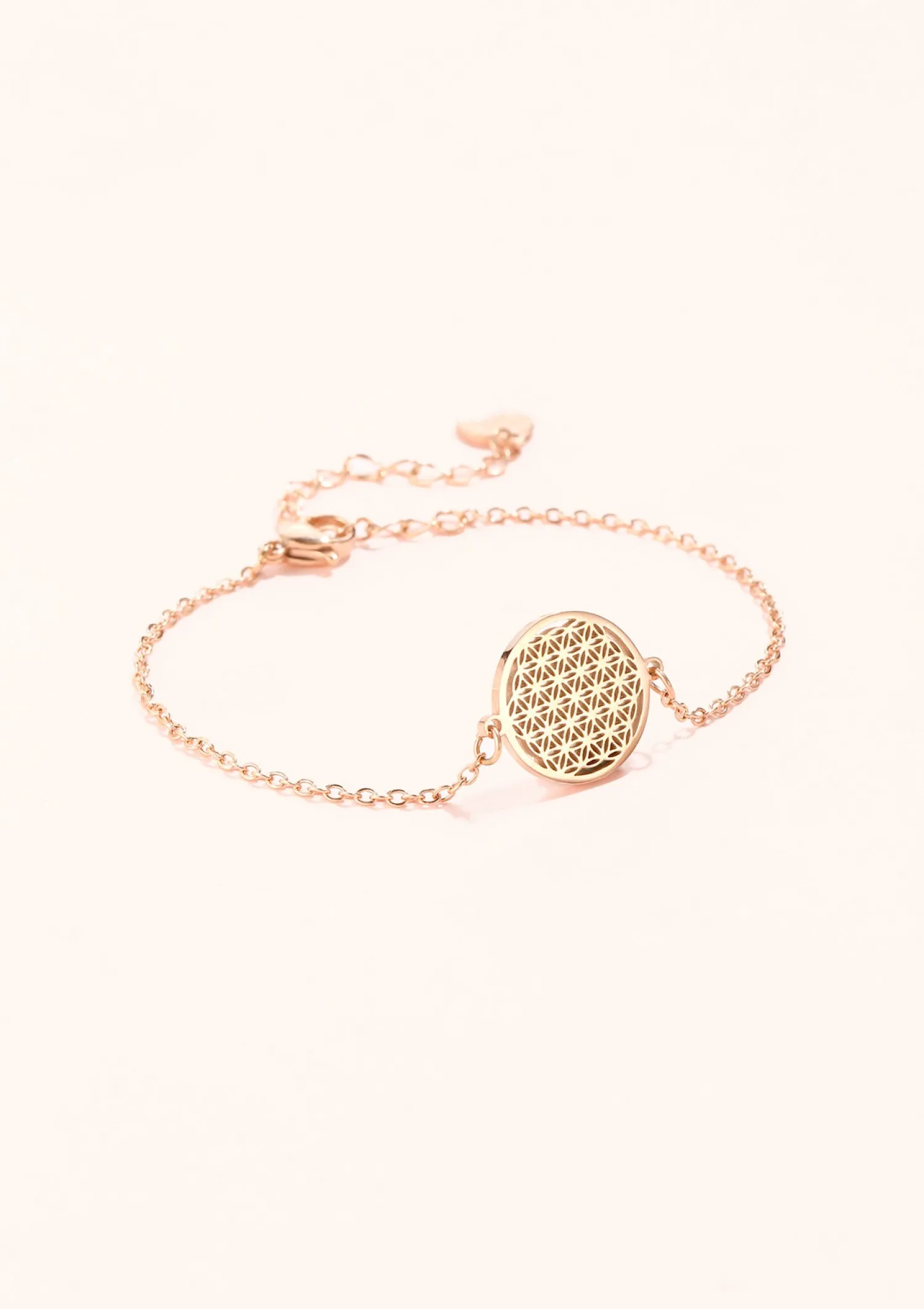 Charm Armbänder | Hey Happiness Armband Blume des Lebens Rosegold Rose Gold