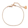 Ketten Armbänder | Hey Happiness Armband in Kugelkette-Design in Rosegold Rose Gold