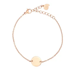 Charm Armbänder | Hey Happiness Armband mit Kreis in Rosegold Rose Gold