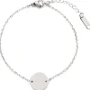 Charm Armbänder | Hey Happiness Armband mit Kreis in Silberfarbe Silver