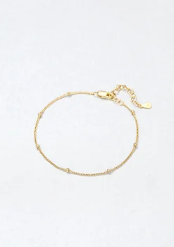 Ketten Armbänder | Hey Happiness Armband mit Kugeln Sterlingsilber in Gold