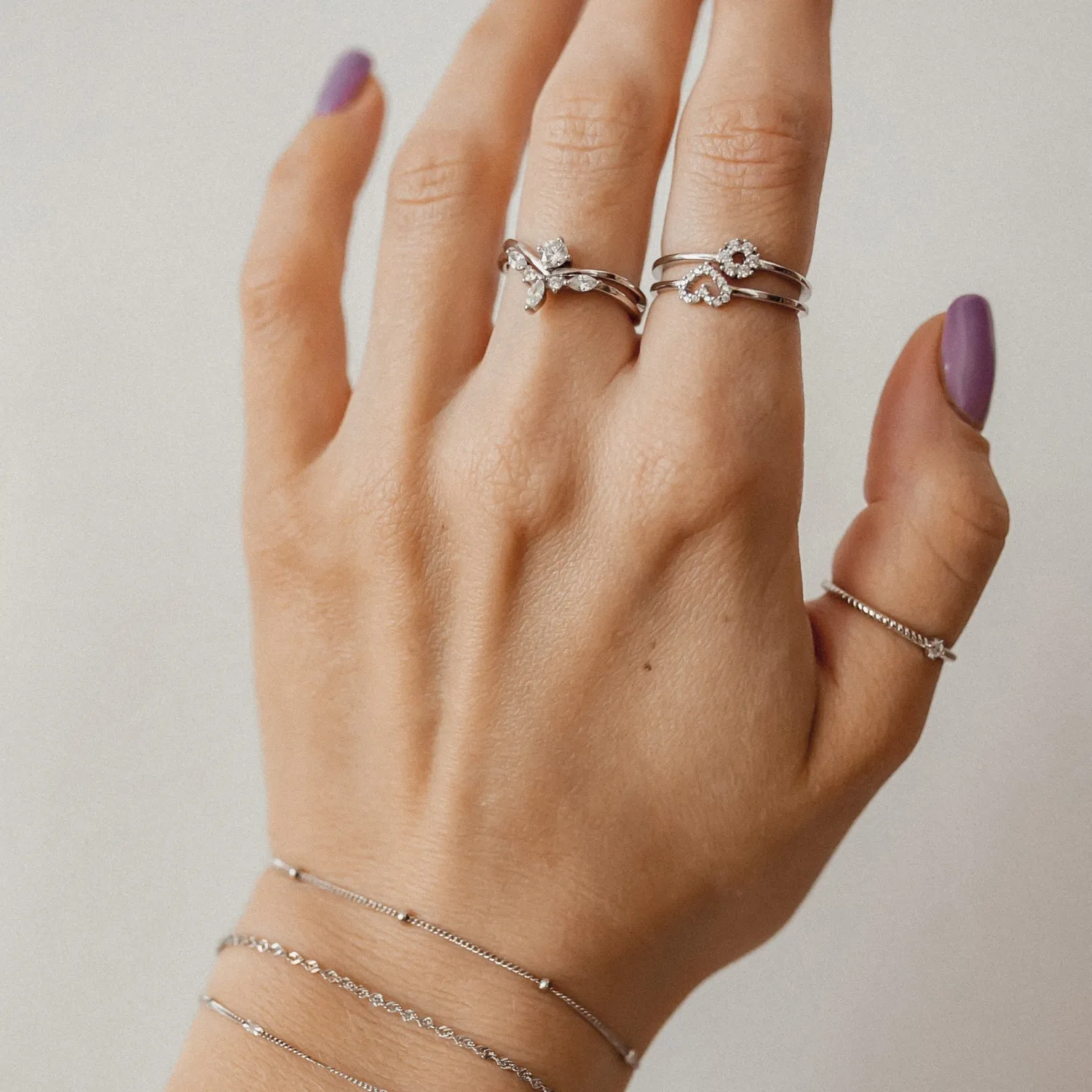 Ketten Armbänder | Hey Happiness Armband mit Kugeln Sterlingsilber Silver