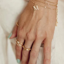 Ketten Armbänder | Hey Happiness Armband mit Kugeln Sterlingsilber in Gold