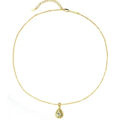 Filigrane Ketten | Hey Happiness August Peridot Geburtsstein Halskette Sterlingsilber