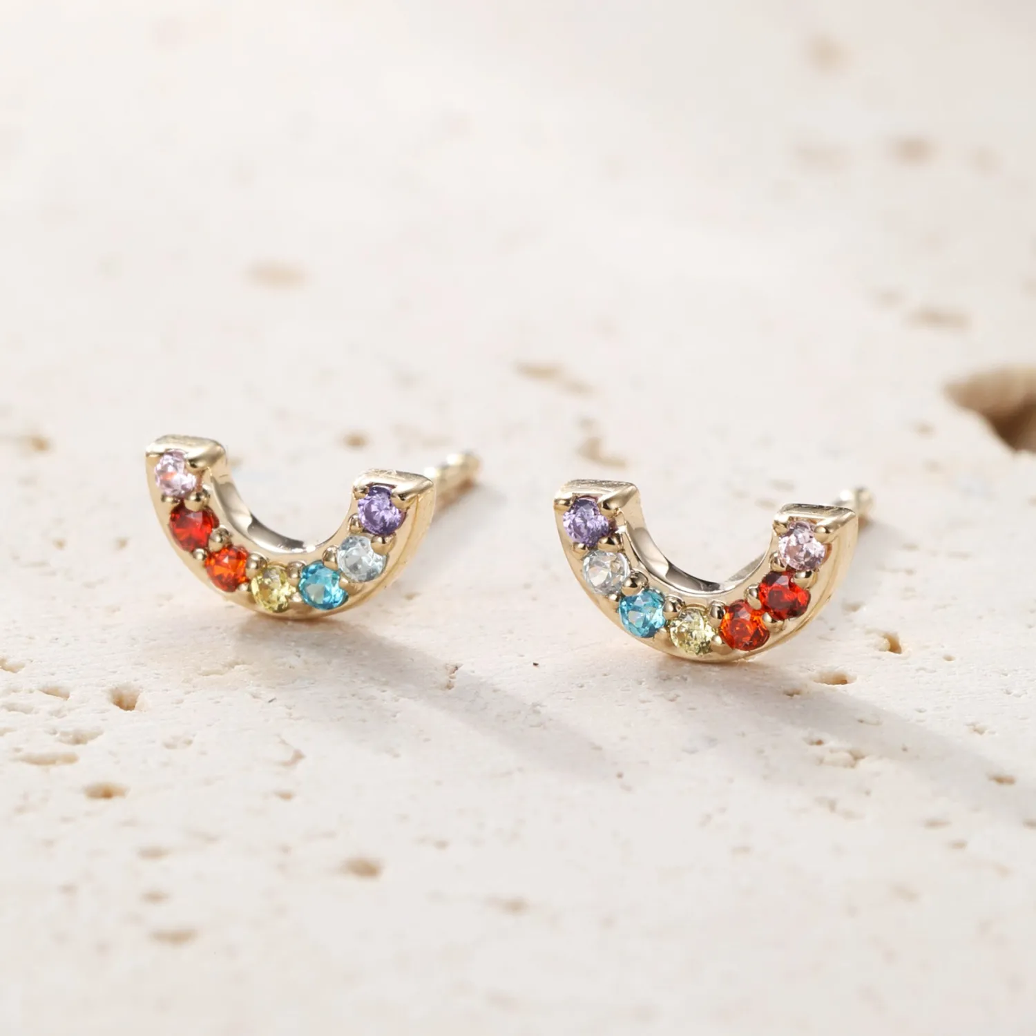 Ohrstecker | Hey Happiness Aurora Ohrstecker 375 Gold