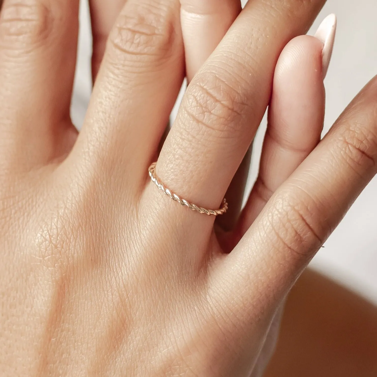 Trauringe Und Eheringe | Hey Happiness Ausdauer Ring 14K Gold