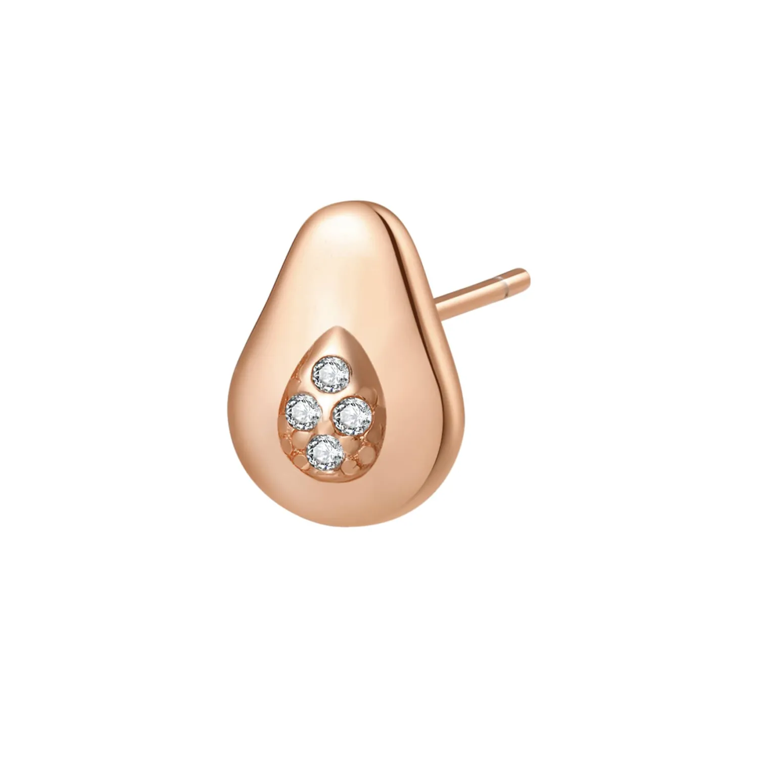 Ohrstecker | Hey Happiness Avocado Ohrstecker Sterlingsilber