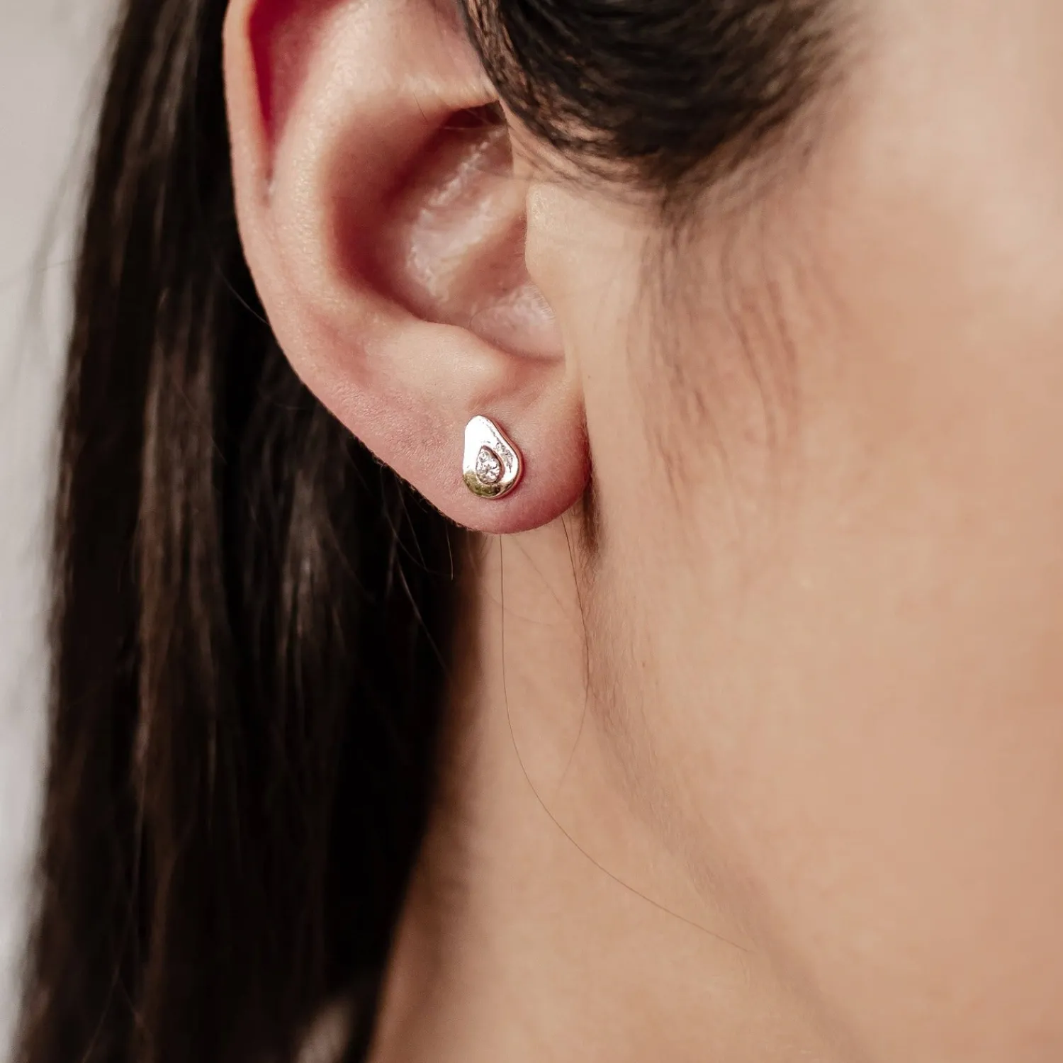 Ohrstecker | Hey Happiness Avocado Ohrstecker Sterlingsilber