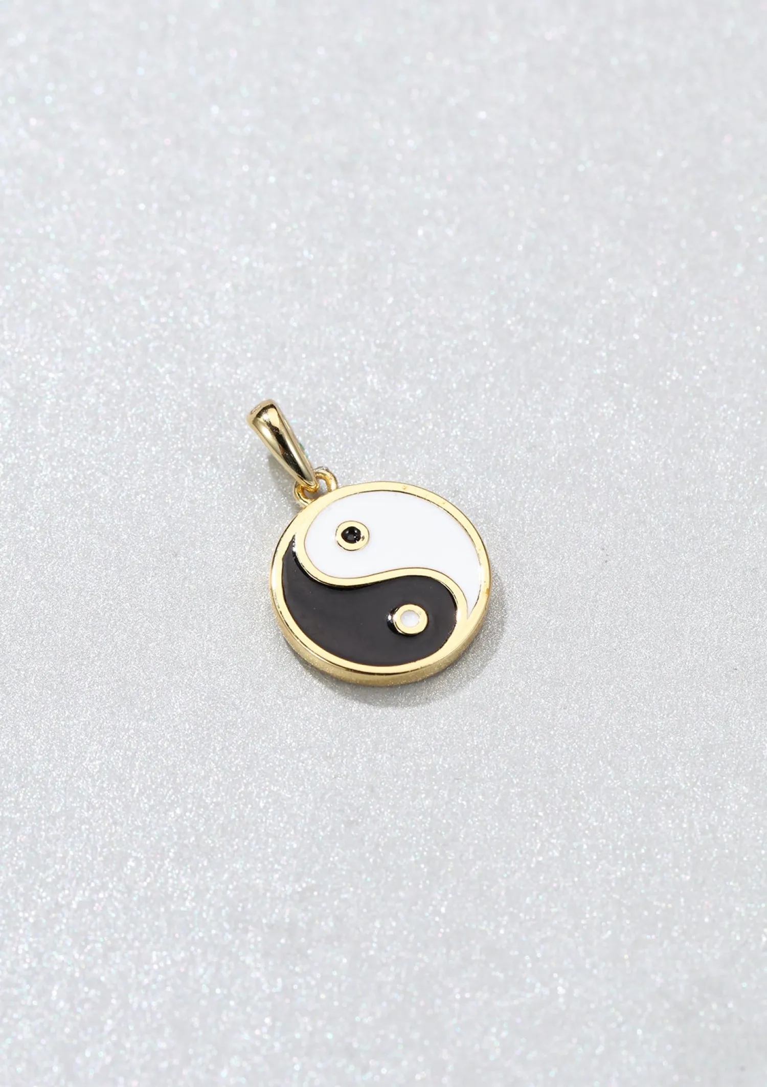 Anhänger | Hey Happiness Balance Anhängerr für Ruhe und Harmonie in farbe Gold