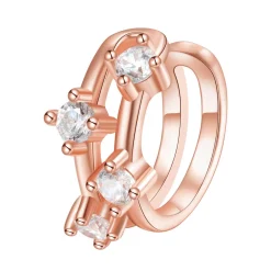 Ear Cuffs | Ohrstecker | Hey Happiness Band Ear Cuff Ohrring mit Zirkoniasteinen Sterlingsilber in Gold