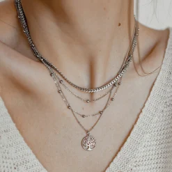 Anhänger | Hey Happiness Baum des Lebens Anhänger Sterlingsilber Silver
