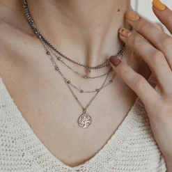 Anhänger | Hey Happiness Baum des Lebens Anhänger Sterlingsilber Silver