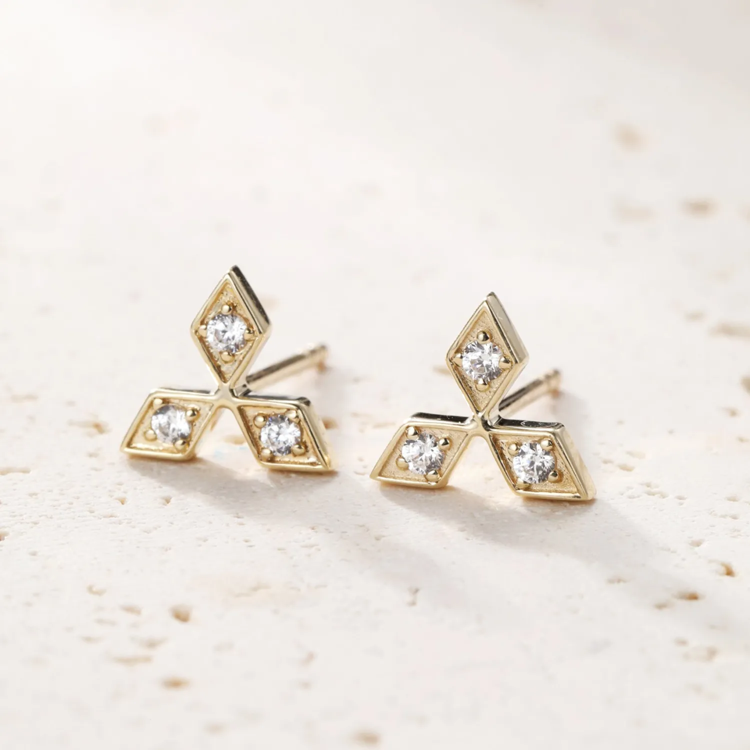 Ohrstecker | Hey Happiness Blissful 375 Ohrstecker Gold