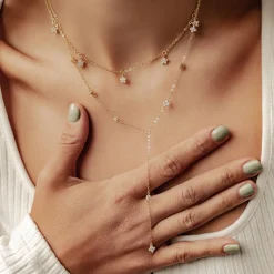 Necklace Sets | Lariat Necklaces | Hey Happiness Bloom Halsketten-Set Sterling Silber