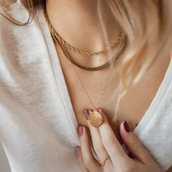 Filigrane Ketten | Hey Happiness Blume des Lebens Kette Gold