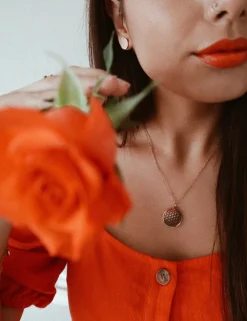 Filigrane Ketten | Hey Happiness Blume des Lebens Kette Rosegold Rose Gold