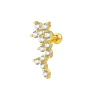 Piercings | Ohrstecker | Hey Happiness Blume Ohrpiercing Sterlingsilber