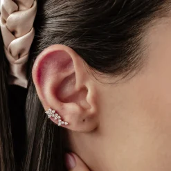Piercings | Ohrstecker | Hey Happiness Blume Ohrpiercing Sterlingsilber