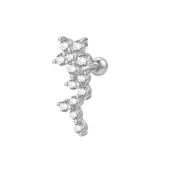 Piercings | Ohrstecker | Hey Happiness Blume Ohrpiercing Sterlingsilber