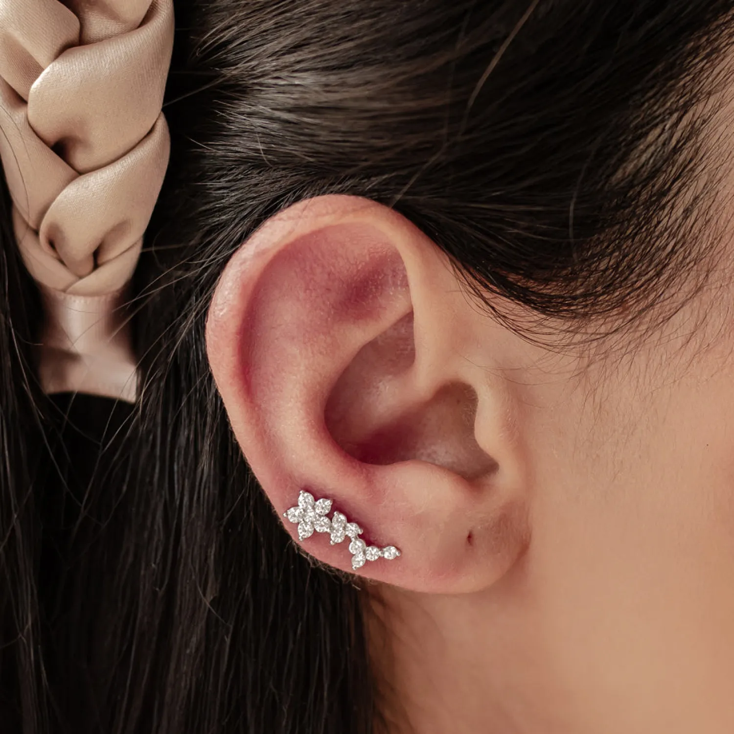 Piercings | Ohrstecker | Hey Happiness Blume Ohrpiercing Sterlingsilber