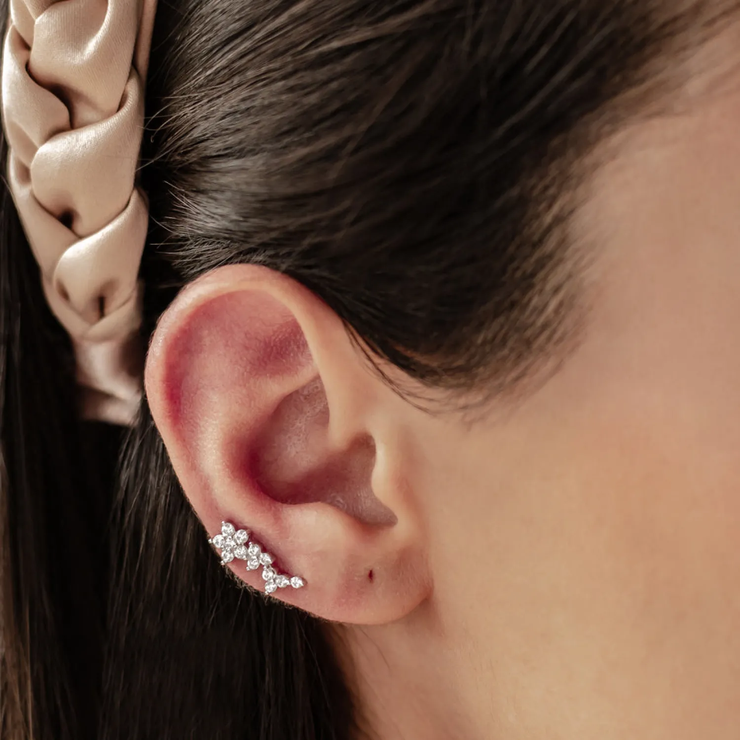 Piercings | Ohrstecker | Hey Happiness Blume Ohrpiercing Sterlingsilber