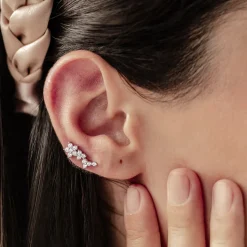 Piercings | Ohrstecker | Hey Happiness Blume Ohrpiercing Sterlingsilber