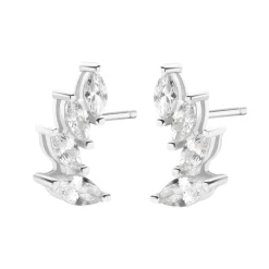Ohrstecker | Hey Happiness Bogen Ohrstecker Sterlingsilber Silver