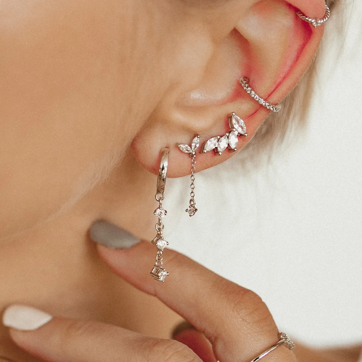 Ohrstecker | Hey Happiness Bogen Ohrstecker Sterlingsilber Silver