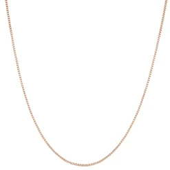 Filigrane Ketten | Hey Happiness Box Link Kette Gliederkette in Rosegold Rose Gold