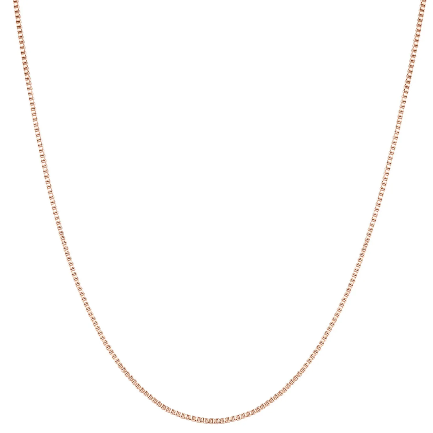 Filigrane Ketten | Hey Happiness Box Link Kette Gliederkette in Rosegold Rose Gold