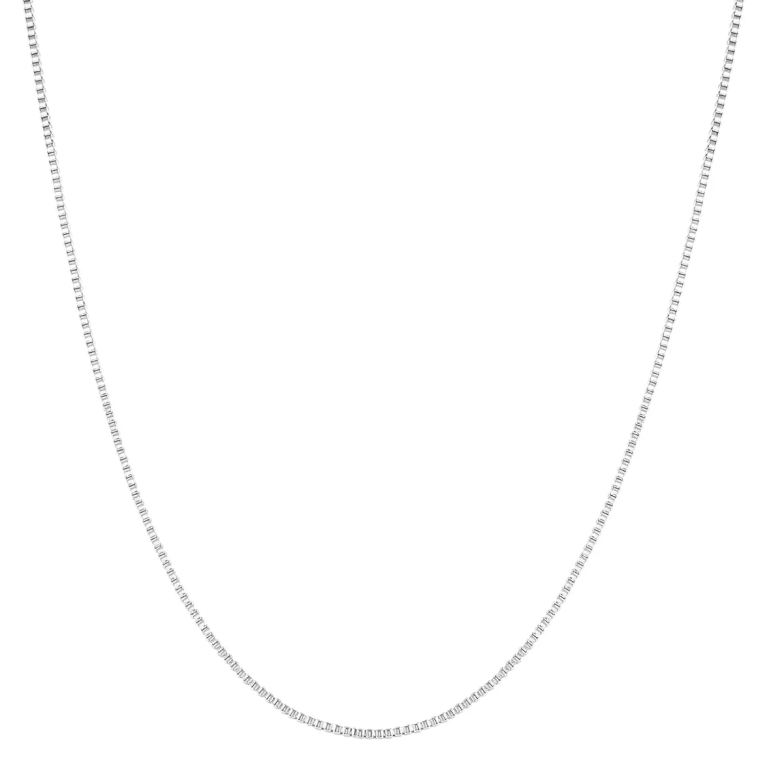 Filigrane Ketten | Hey Happiness Box Link Kette Gliederkette in Silber Silver