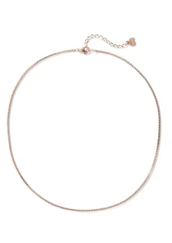Filigrane Ketten | Hey Happiness Box Link Kette Gliederkette in Rosegold Rose Gold