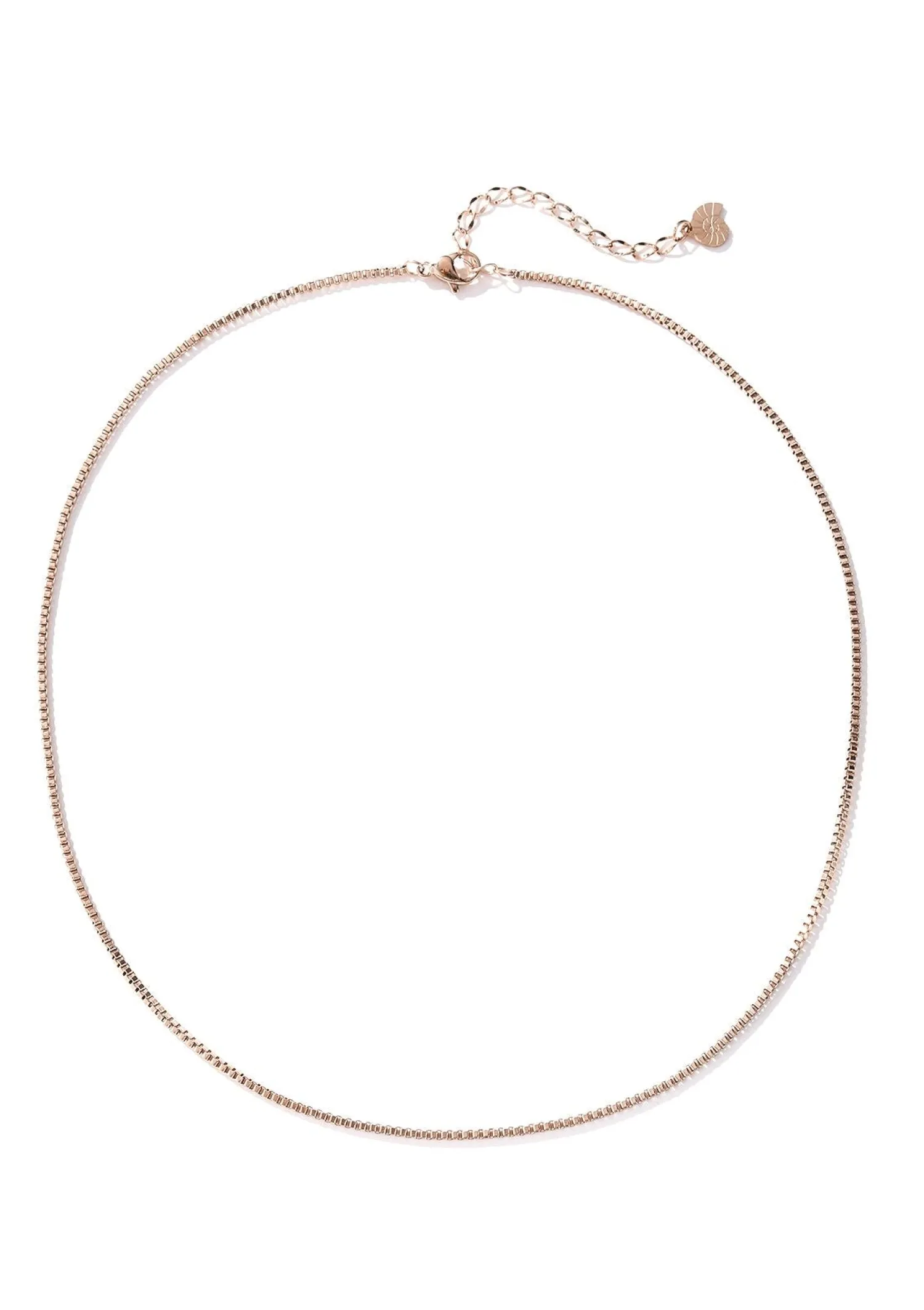 Filigrane Ketten | Hey Happiness Box Link Kette Gliederkette in Rosegold Rose Gold