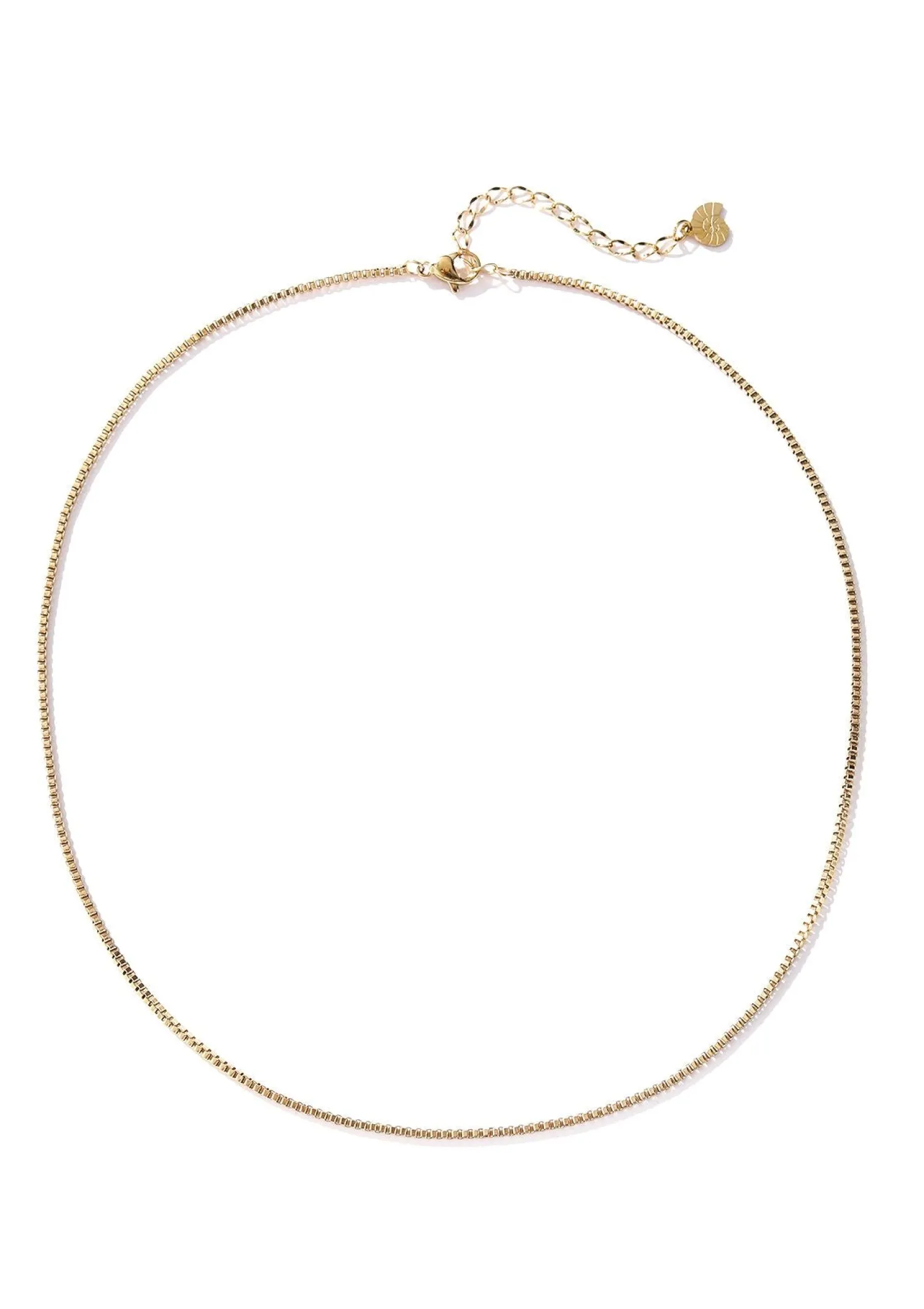 Filigrane Ketten | Hey Happiness Box Link Kette Gliederkette in Gold
