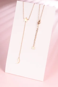Necklace Sets | Hey Happiness Celestial Ketten Set in Rosegold Rose Gold