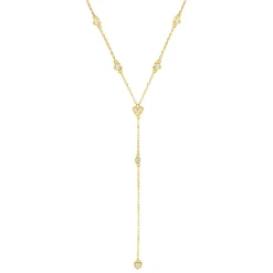 Lariat Necklaces | Filigrane Ketten | Hey Happiness Cherish Y Kette Gold Sterlingsilber