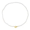 Filigrane Ketten | Choker Ketten | Hey Happiness Choker Perlenkette mit Herz Verschluss Veret Gold