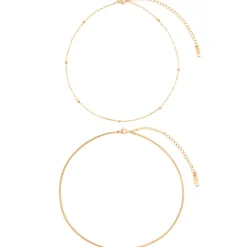 Choker Ketten | Filigrane Ketten | Hey Happiness Choker Set im Zarten Design in farbe Gold