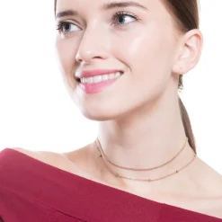 Choker Ketten | Filigrane Ketten | Hey Happiness Choker Set im Zarten Design Rosévergoldet Rose Gold