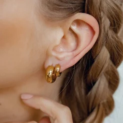 Earring Stack Sets | Creolen | Hey Happiness Chunky Creolen Ohrringe Set aus Edelstahl