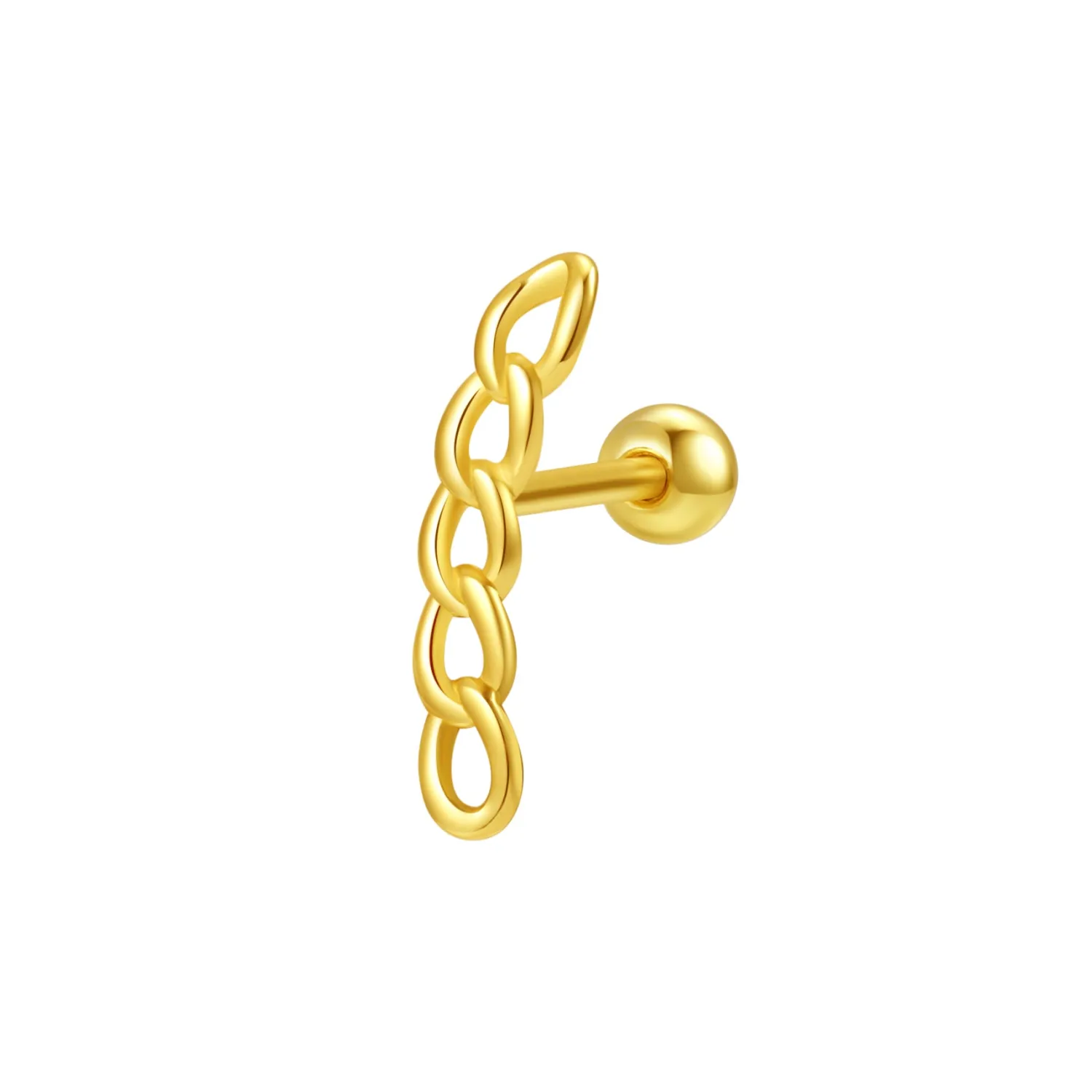 Ohrstecker | Piercings | Hey Happiness Chunky Glieder Ohrpiercing Sterlingsilber
